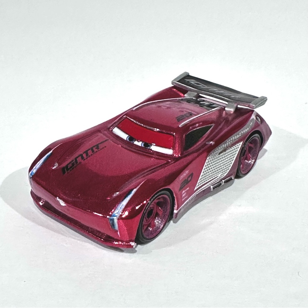 Disney Cars 3 Racing Red Jackson Storm Metallic Die-cast